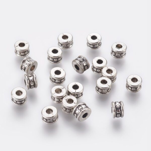 78501_kovovy-koralek-velikost-4×6-mm-barva-starostribro